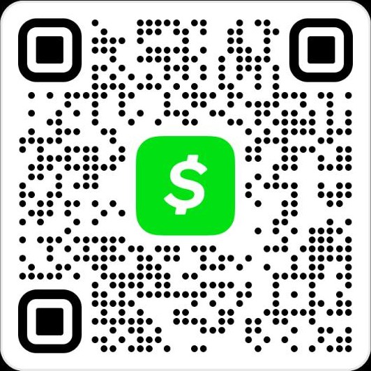 Cash App QR code for Roger Ryder, $hofvarpnirai