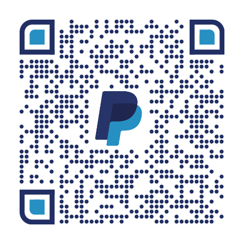 PayPal QR code for Roger Ryder's donation page